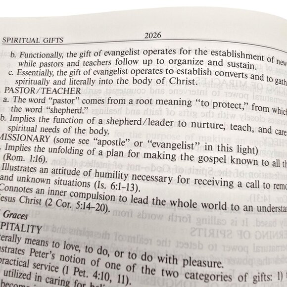 Spirit Filled Life Bible NKJV 2255BG Nelson Burgundy Bonded Leather 1991 - Picture 14 of 16